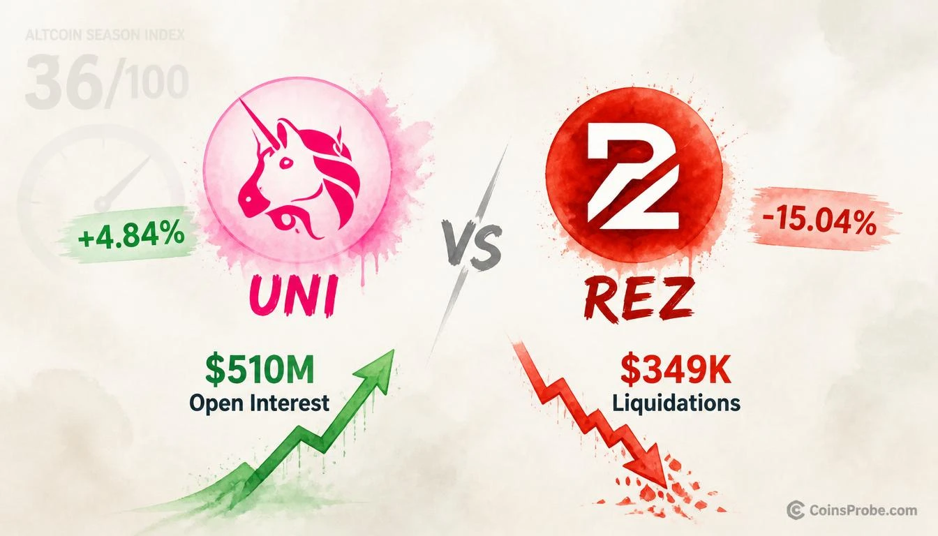 Why Is UNI Up 4.84% While REZ Drops 15% Today? Here’s What the Data Says