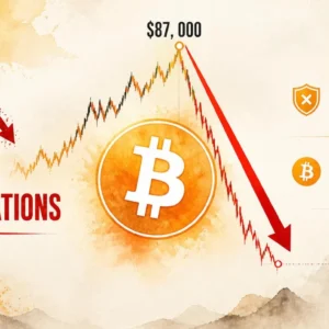 Bitcoin Drops Below $84K After Topping $87K — Long Liquidations Follow