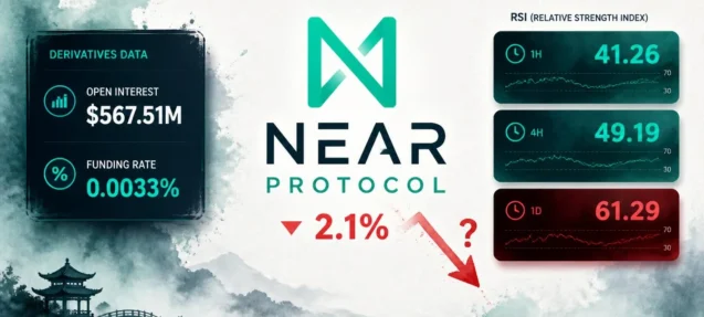 Why Is NEAR Dropping? Open Interest, Funding Rate, and RSI Signal Explained
