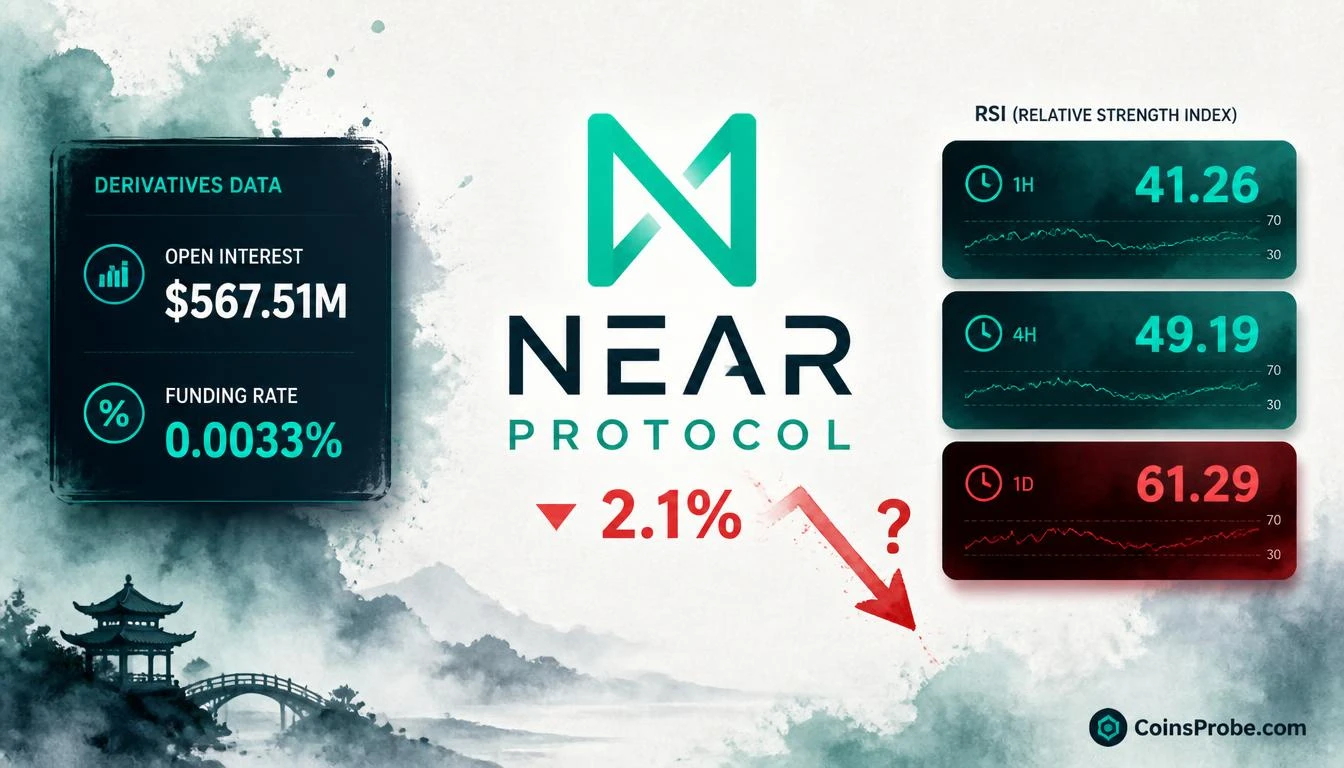 Why Is NEAR Dropping? Open Interest, Funding Rate, and RSI Signal Explained