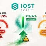 Why Is IOST Up 117% in 24 Hours? Extreme Funding Rate and Liquidation Data Explained