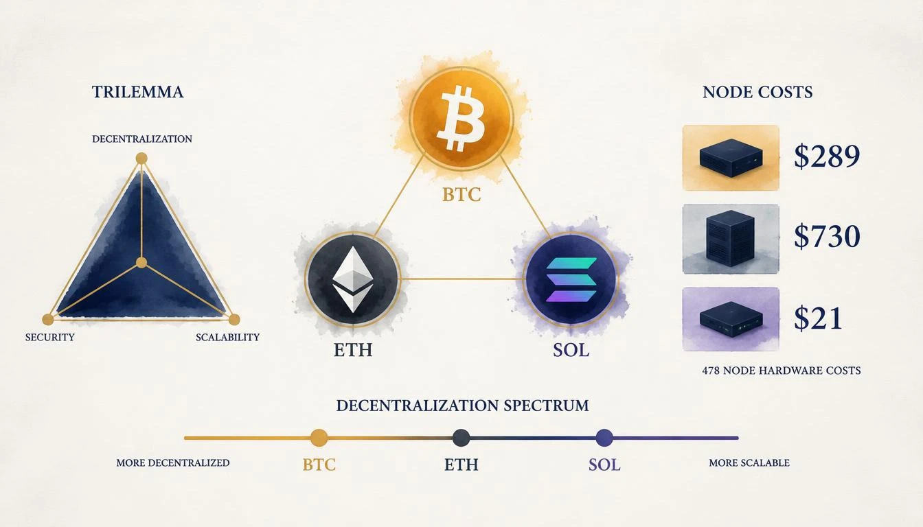 Glassnode & ARK Invest Joint Report Ranks BTC, ETH, SOL on Blockchain Trilemma