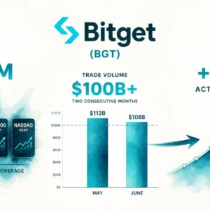 Bitget TradFi Perps Hits $100B+ Volume in August — 250M Trades, +12% Active Traders MoM
