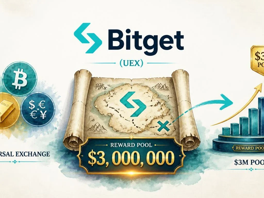 Bitget Launches UEX Treasure Map Campaign With $3,000,000 Reward Pool