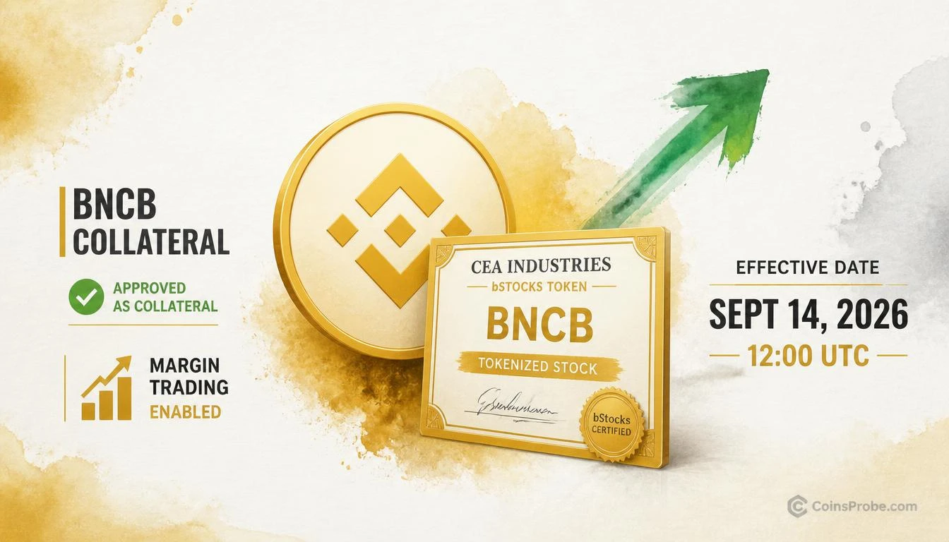 Binance Adds CEA Industries (BNCB) bStocks Token as Margin Collateral — Effective September 14