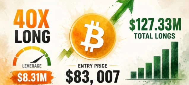 Machi Big Brother Opens $8.3M 40x BTC Long at $83,007
