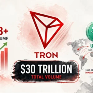 Tron Surpasses $30 Trillion in Total Transaction Volume