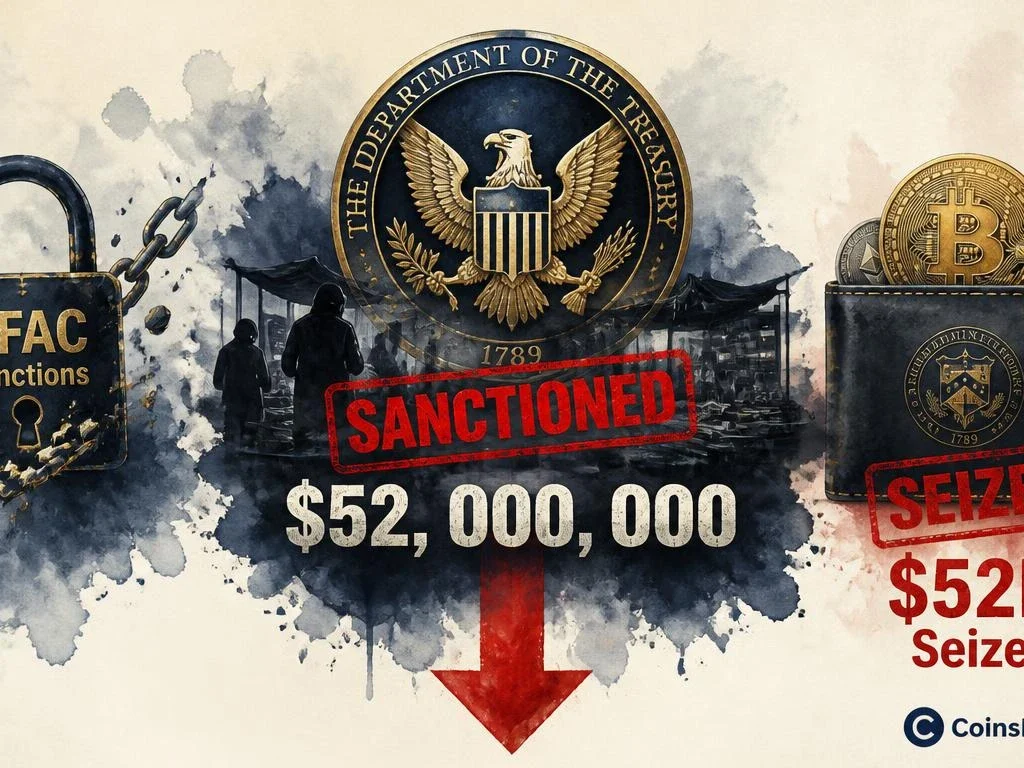 US Seizes $52M in Crypto From Xinbi Marketplace in Major Sanctions Action