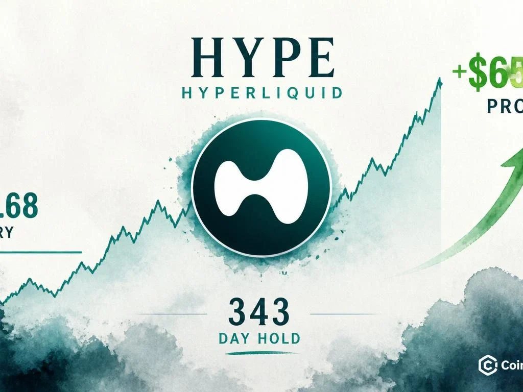 HYPE Whale Sits $65.7M in Profit on 343-Day Long Worth $119M