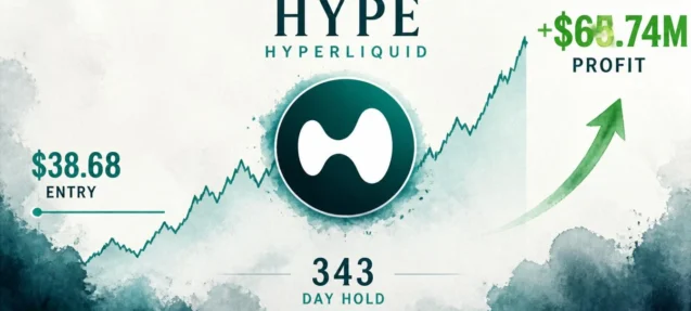 HYPE Whale Sits $65.7M in Profit on 343-Day Long Worth $119M