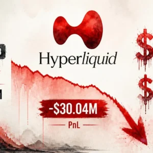 Hyperliquid Whale Bleeds $30M in 30 Days on $124.59M Short Book