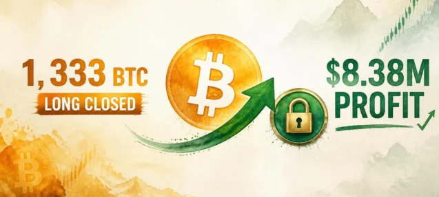 Garrett Jin Closes $112.58M Bitcoin Long — Pockets $8.38M Profit