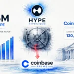 Multicoin Capital Moves $285M in HYPE to Coinbase Prime Since July