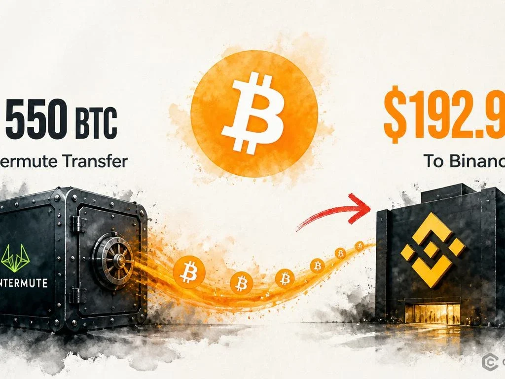 Wintermute Sends 2,550 BTC Worth $192.91M to Binance