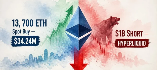 Abraxas Capital Buys 13,700 ETH Spot While Running $1B Short on Hyperliquid