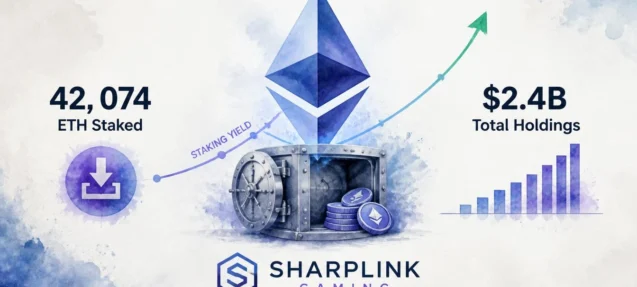 SharpLink Gaming Stakes 42,074 ETH Worth $112.8M — Holdings Now $2.4B