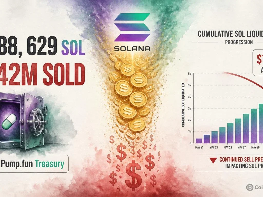 Pump.fun Has Now Sold 5,188,629 SOL Worth $842M — Latest Tranche Hits $7.88M