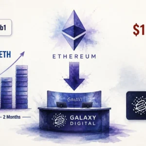 ETH Whale Dumps $111.88M to Galaxy Digital After 2-Month OTC Accumulation