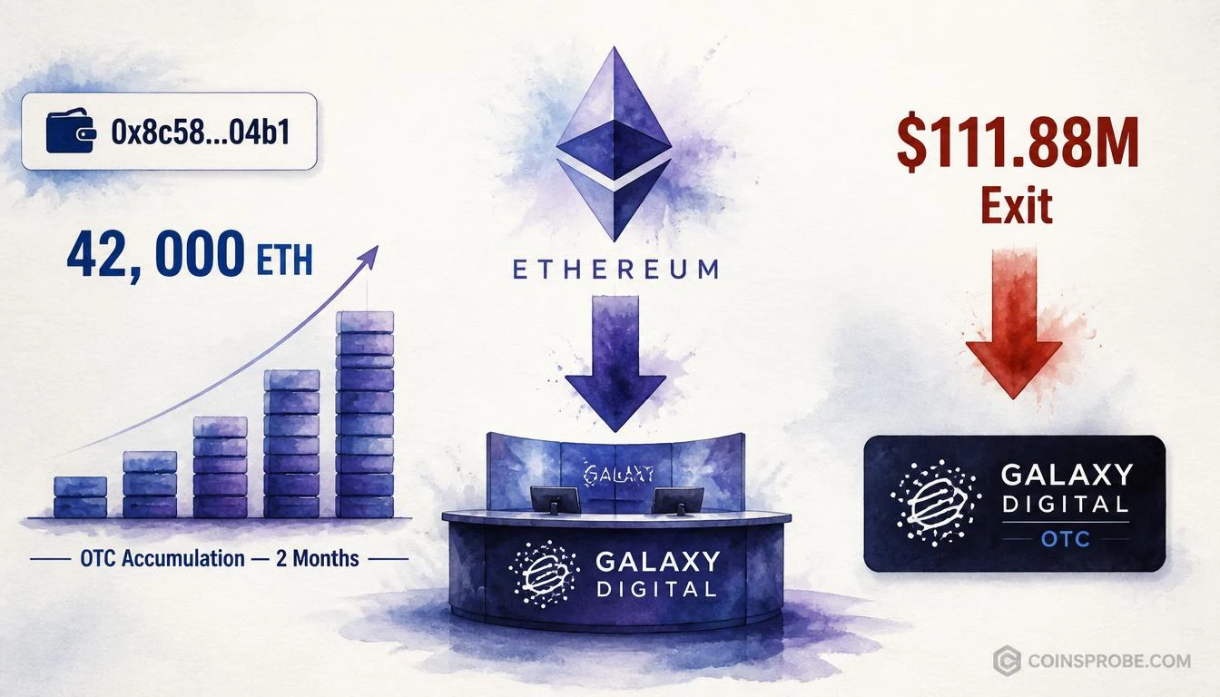 ETH Whale Dumps $111.88M to Galaxy Digital After 2-Month OTC Accumulation