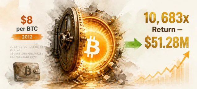 Bitcoin OG Wallet Moves 600 BTC After 14 Years — $8 to $85,472 is a 10,683x Return