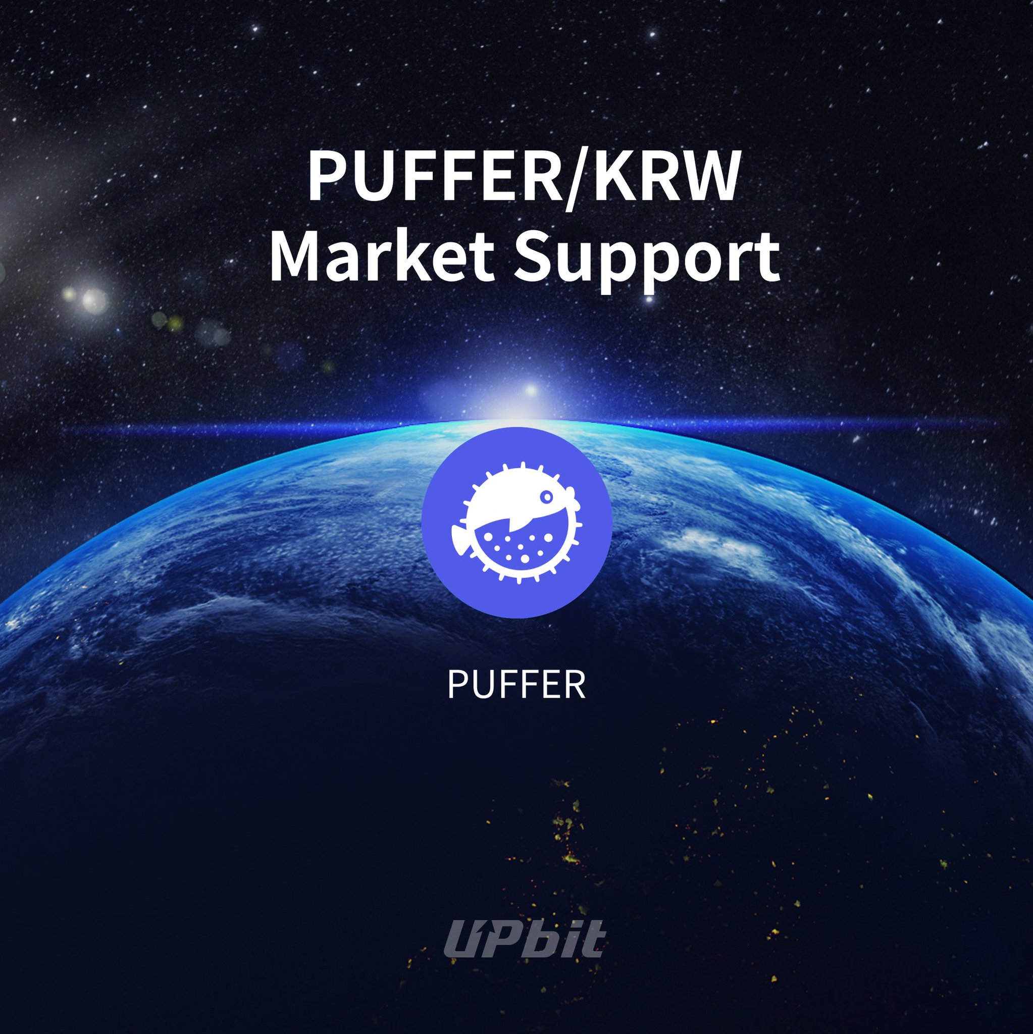 Puffer Finance (PUFFER) Lists on Upbit KRW Market | Source: @Official_Upbit (X)