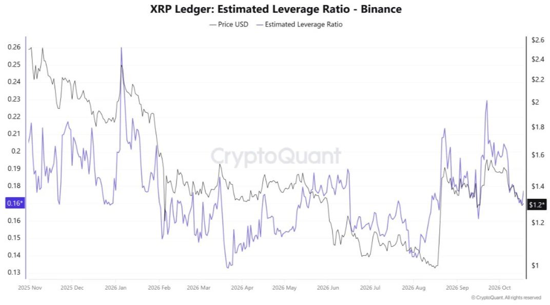 XRP Ledger Estimated Leverage Ratio – Binance