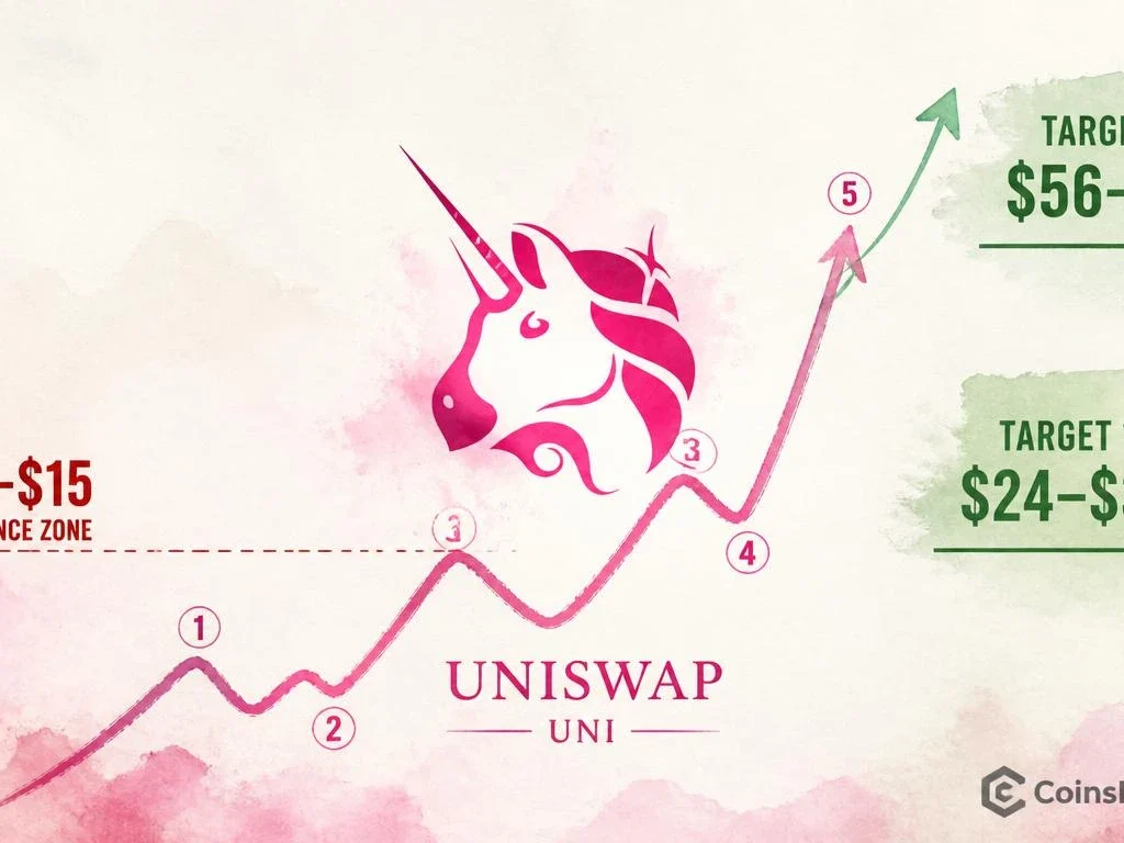 UNI Macro Chart: Resistance at $13–$15, Targets at $24–$30 and $56–$71