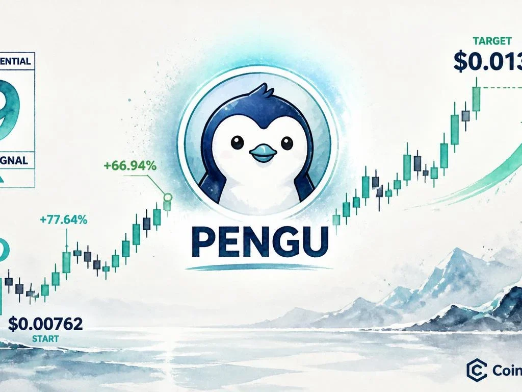 PENGU Prints TD Sequential Buy Signal — Last Three Led to +78% and +67% Rallies