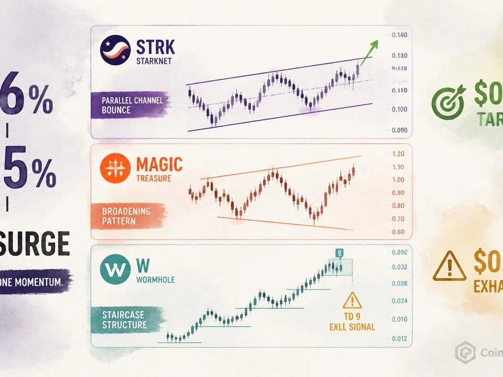 STRK, MAGIC, and W: Three Altcoins with 100%+ Moves — More Ahead?