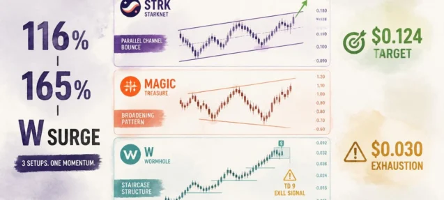 STRK, MAGIC, and W: Three Altcoins with 100%+ Moves — More Ahead?