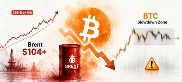 Bitcoin Faces Macro Headwind as Brent Crude Holds Above $100