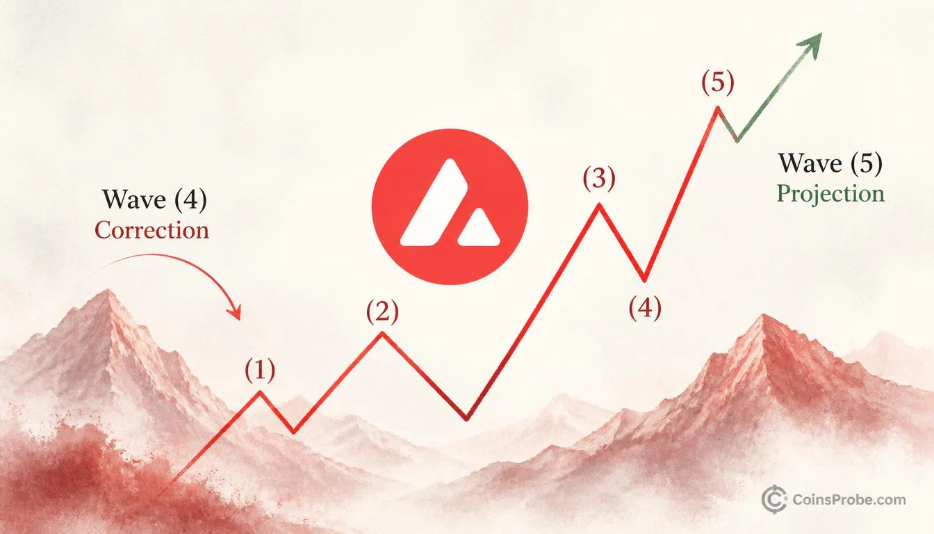 AVAX Elliott Wave Count Points to Wave 5 Rally After Corrective Pullback