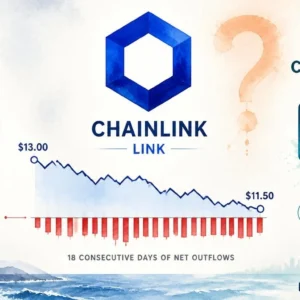 Chainlink 18-Day Binance Outflow Streak — Conviction Beneath the Correction