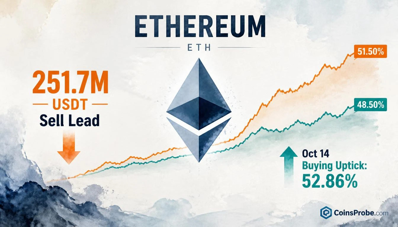 Ethereum October Spot Trading: Selling Leads by $251.7M on Binance
