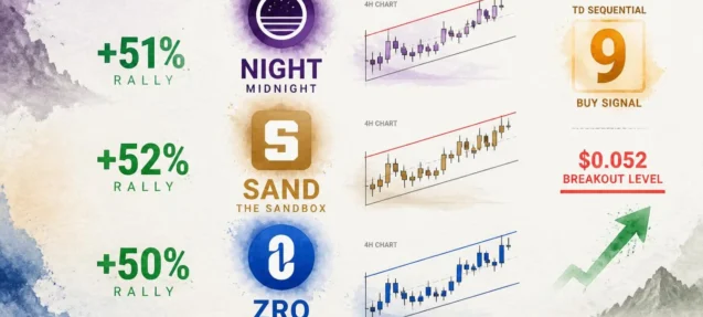 3 Altcoins Up 50%+ in One Week: NIGHT, SAND, and ZRO Signals Explained
