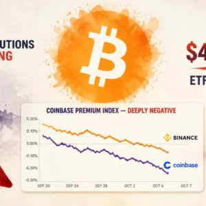 U.S. Institutions Are Selling BTC Faster Than Binance Traders: CryptoQuant