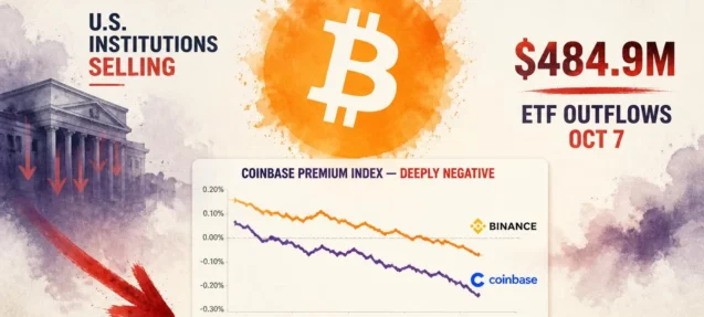 U.S. Institutions Are Selling BTC Faster Than Binance Traders: CryptoQuant