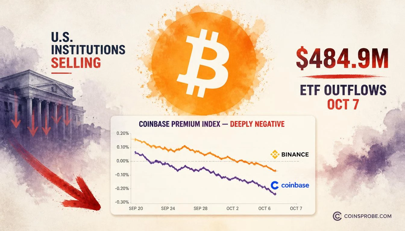 U.S. Institutions Are Selling BTC Faster Than Binance Traders: CryptoQuant