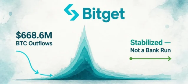 Bitget Withdrawal Rush Has Stabilized, Not Escalated: CryptoQuant