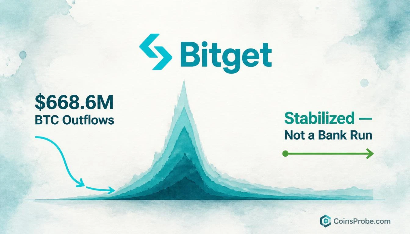 Bitget Withdrawal Rush Has Stabilized, Not Escalated: CryptoQuant