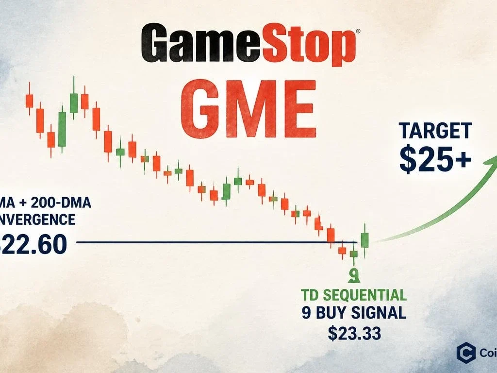 GME Flashes TD Sequential Buy Signal — $22.60 Is the Line That Matters