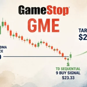 GME Flashes TD Sequential Buy Signal — $22.60 Is the Line That Matters