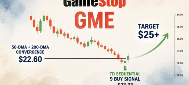 GME Flashes TD Sequential Buy Signal — $22.60 Is the Line That Matters