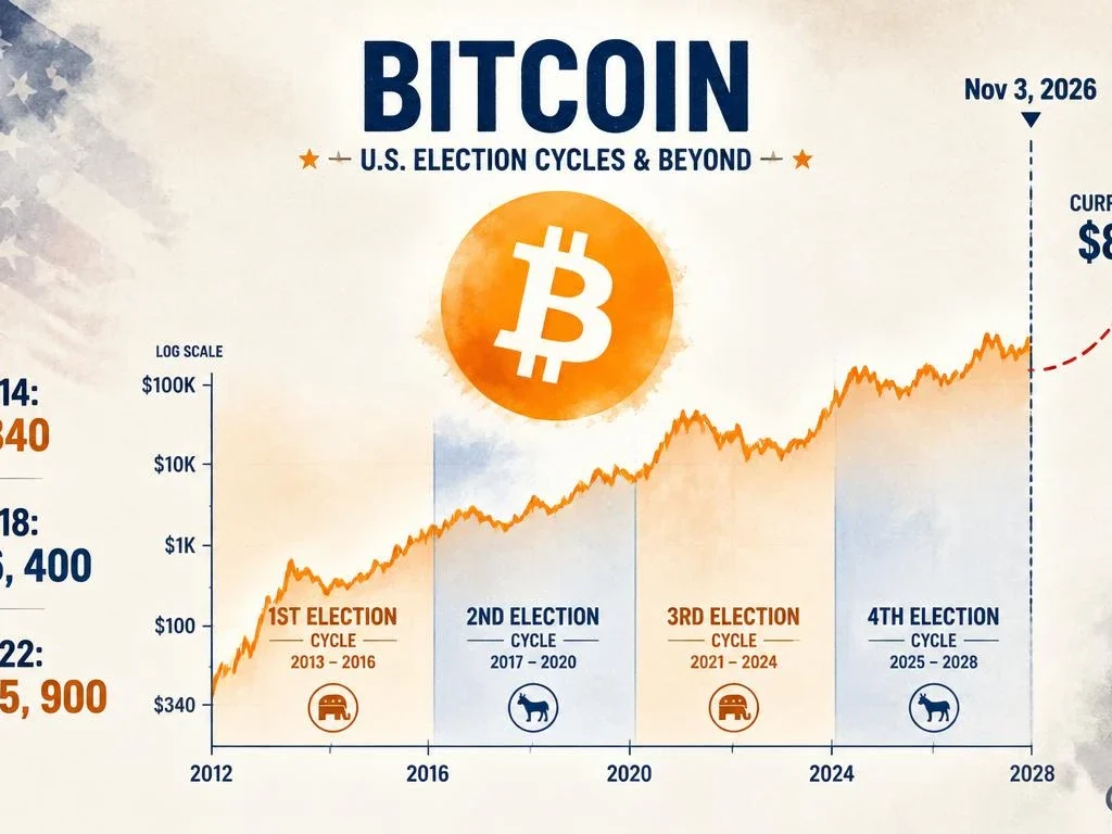 Bitcoin vs US Midterm Elections — Three Cycles, One Pattern
