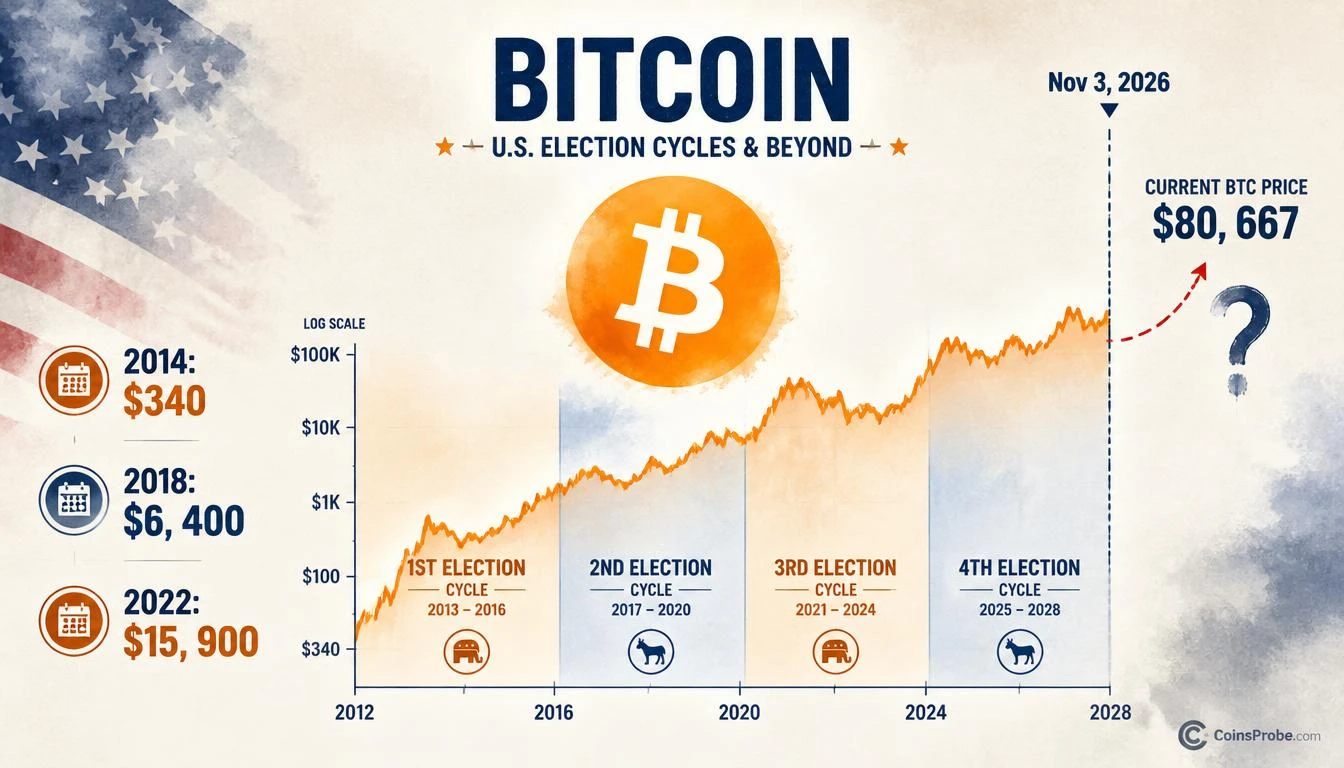 Bitcoin vs US Midterm Elections — Three Cycles, One Pattern