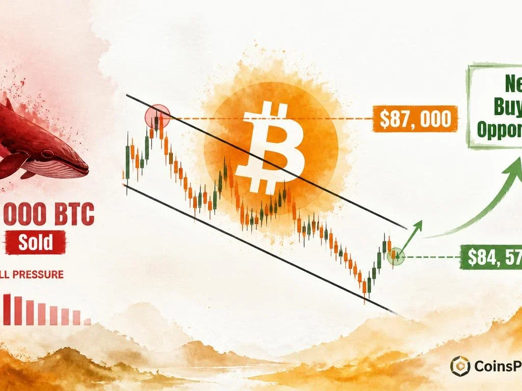 Bitcoin Whale Sell-Off at $87K — Is $82,500 a New Buying Opportunity?