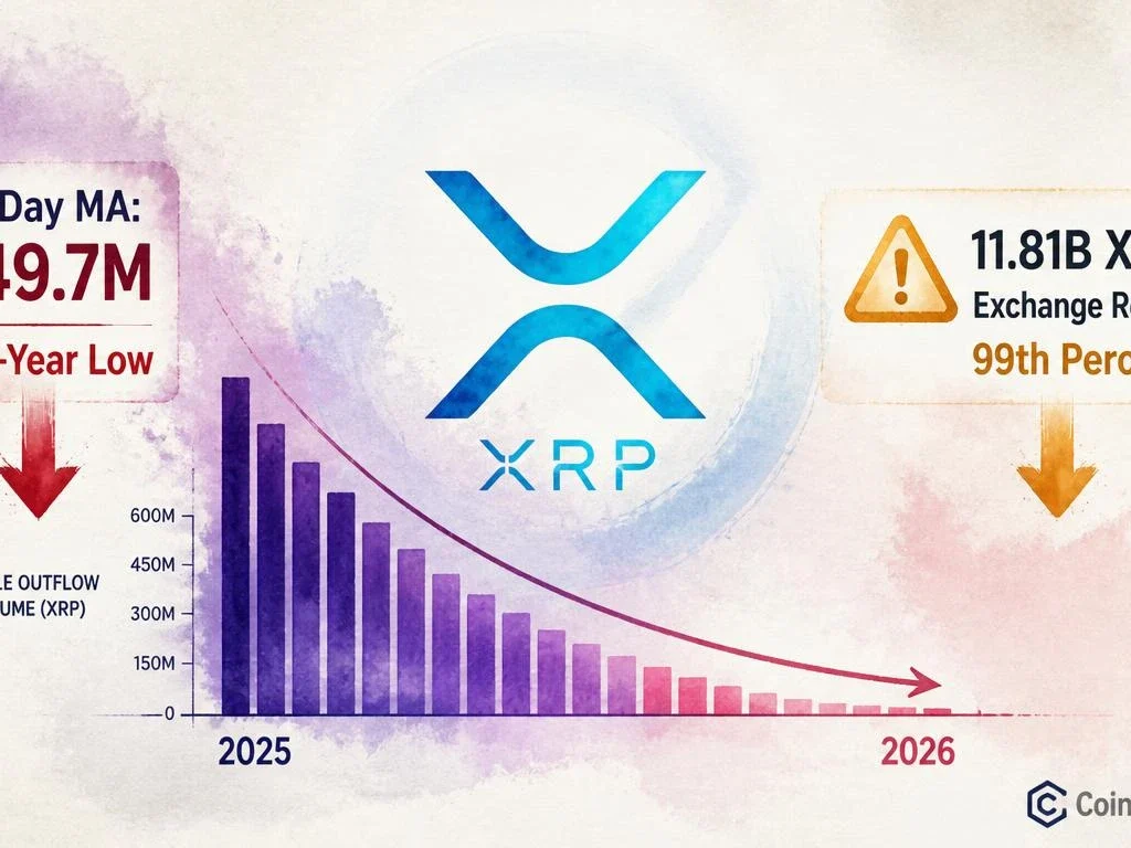 XRP Whale Outflows Hit a 5-Year Low — What It Means for Buying Volume