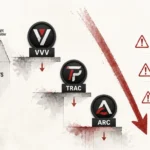 AI Agent Altcoins Losing Momentum — VVV, TRAC, and ARC Face Key Breakdown Levels