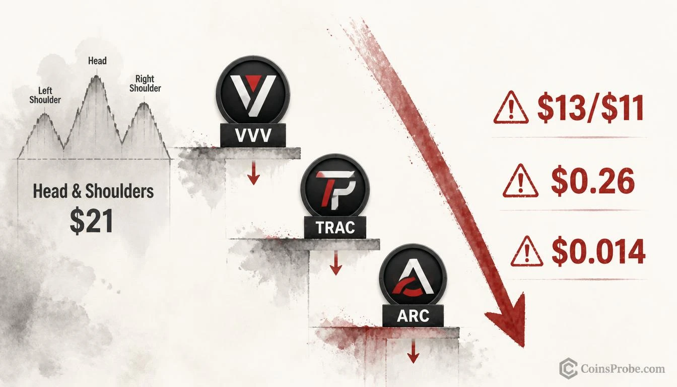 AI Agent Altcoins Losing Momentum — VVV, TRAC, and ARC Face Key Breakdown Levels