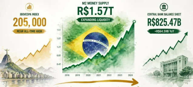 Brazil M2 Hits R$1.57T — What Monetary Expansion Means for Markets